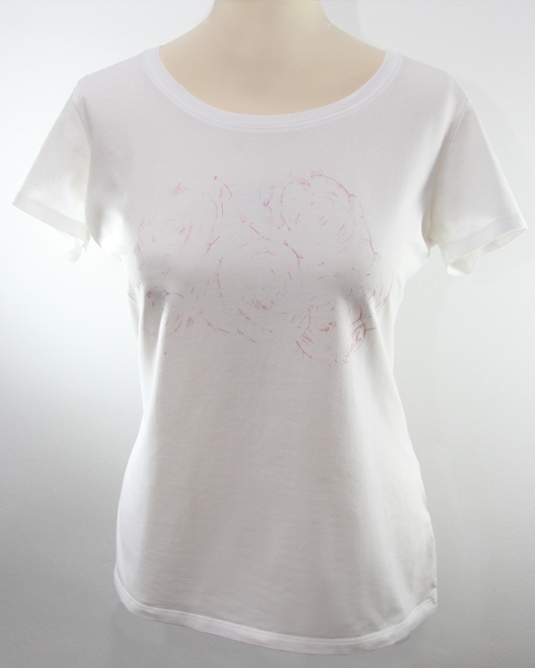 T-Shirt mit dezentem Aufdruck